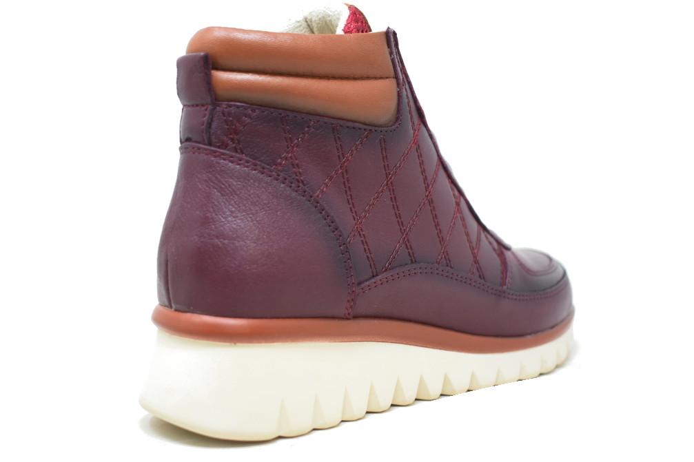 Botines deportivos Erase 4031 en color burdeos
