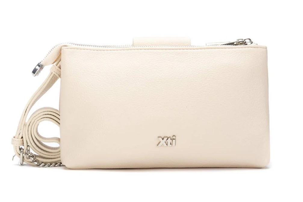 Bolso Bandolera Mujer XTI 184569 en color beige