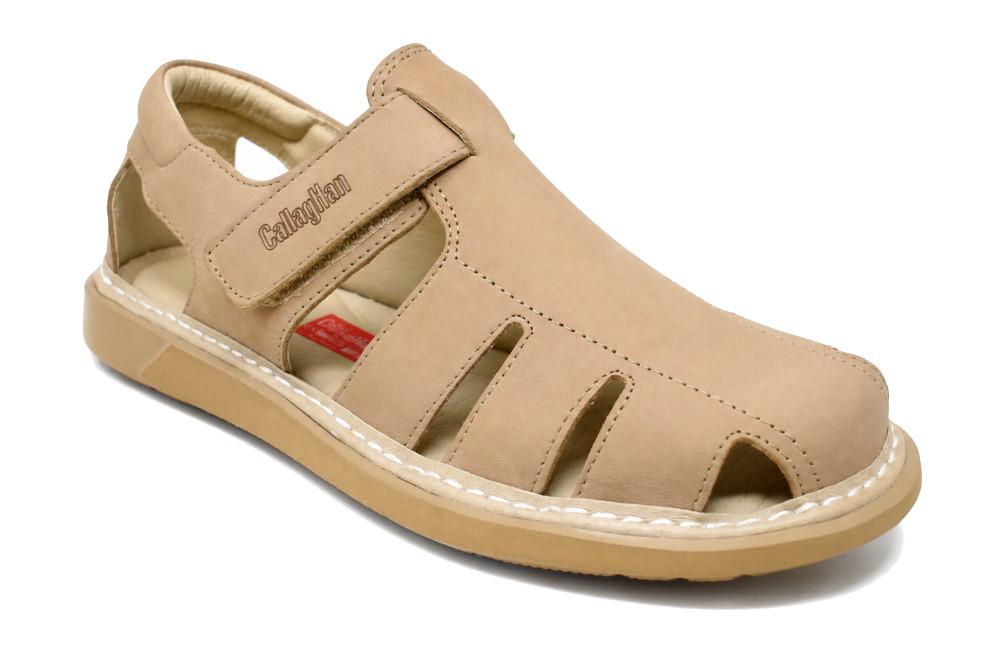 Sandalias cangrejeras Callaghan Leban 92311 taupe para hombre