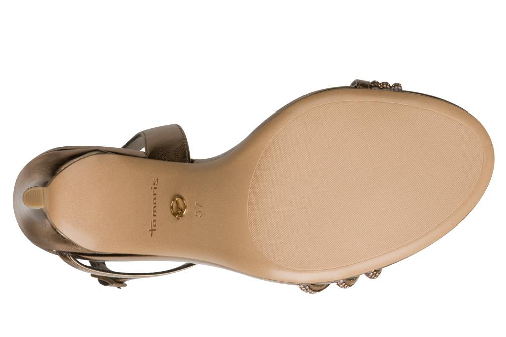 Sandalias de fiesta Tamaris 1-28373-46 Tamaris en bronce para mujer