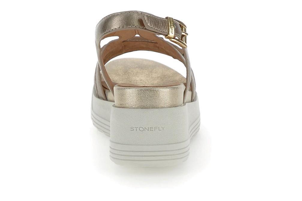 Sandalias con plataforma Stonefly PARKY 31 en oro para mujer