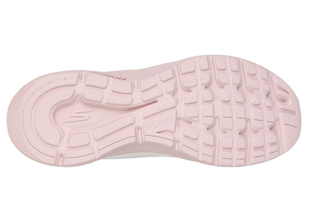 Zapatillas Running Mujer Skechers GO RUN Consistent 2.0 Mile Marker Blanco Rosa | Comodidad y Amortiguación