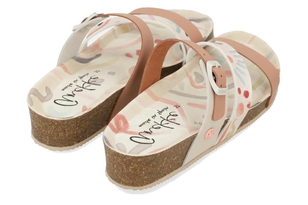 Sandalias planas bio Anekke Madrid 423 en rosa