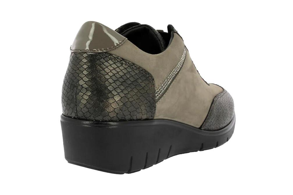 Zaoatos cómodos con cuña Doctor Cutillas 60342 de color taupe