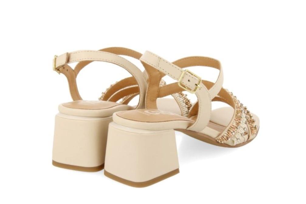 Sandalias de tacón Gioseppo BALAO 72131 en blanco para mujer