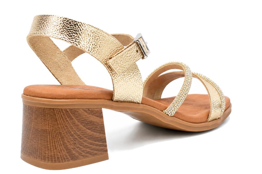 Sandalias de tacón medio Oh! My Sandals 5905 Dorado