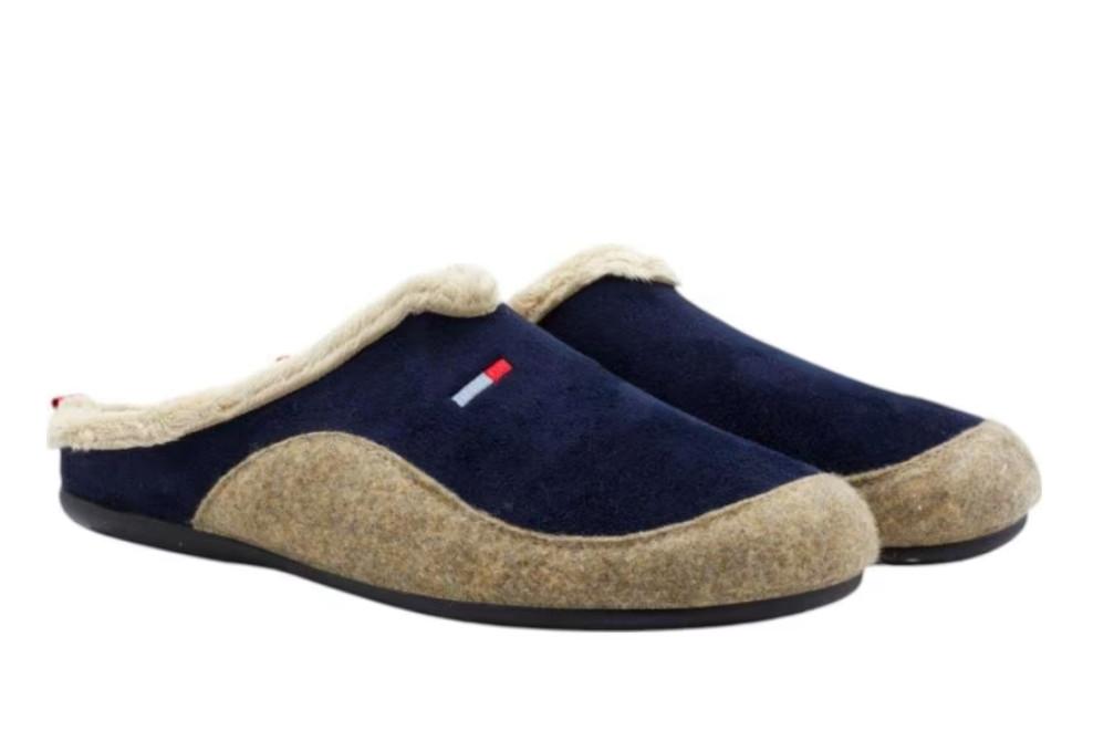 Zapatillas de casa Cabrera 3536 azul marino para hombre