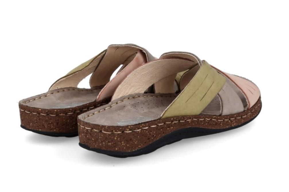 Sandalias bio Walk & Fly Knokke 3861 45330 A5 en beige para mujer