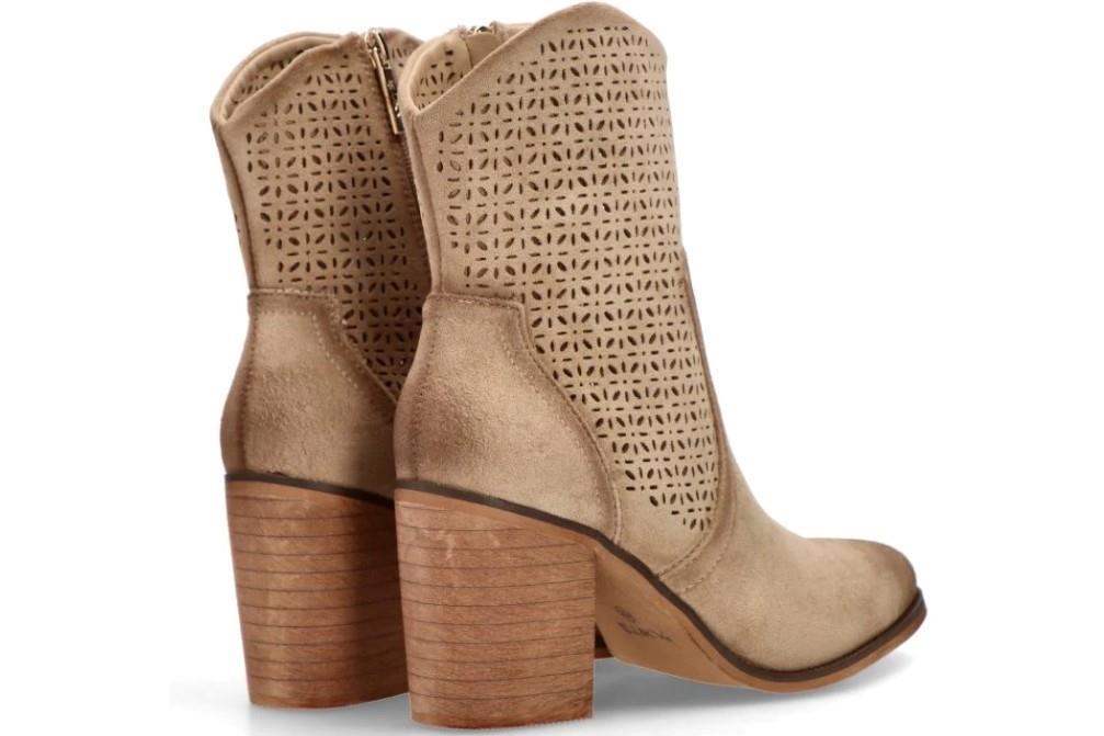 Botines de verano Etika 31121 ELAFONISI 01 en taupe para mujer