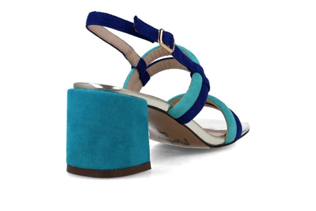 Sandalias Menbur Runcina 024004 de color azul fuerte para mujer