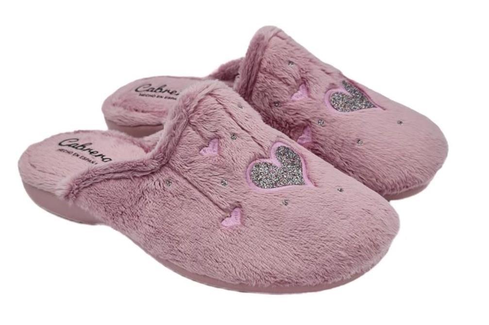 Zapatillas de casa Cabrera 4502 en rosa para mujer