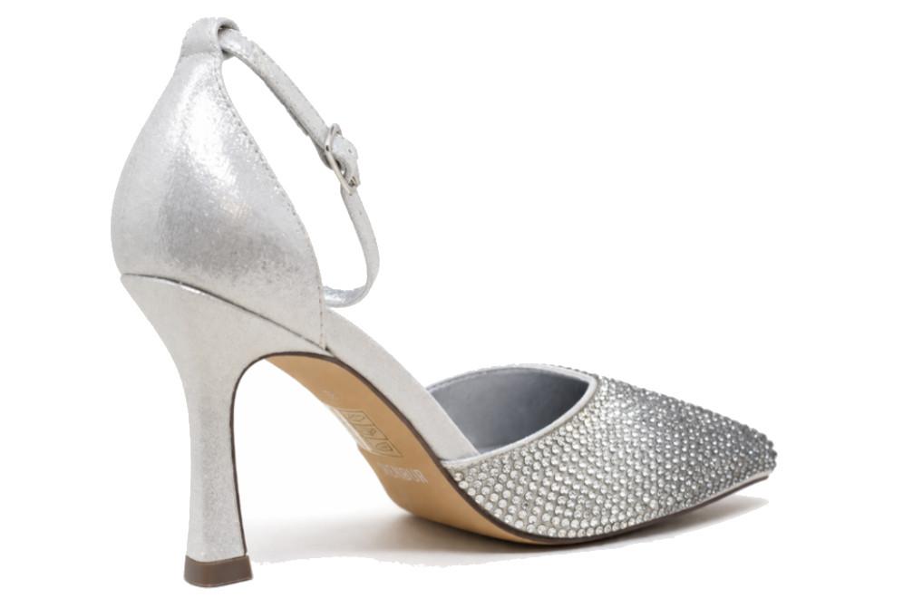 Zapatos de fiesta Menbur AM73509 en Plata con Pedrería