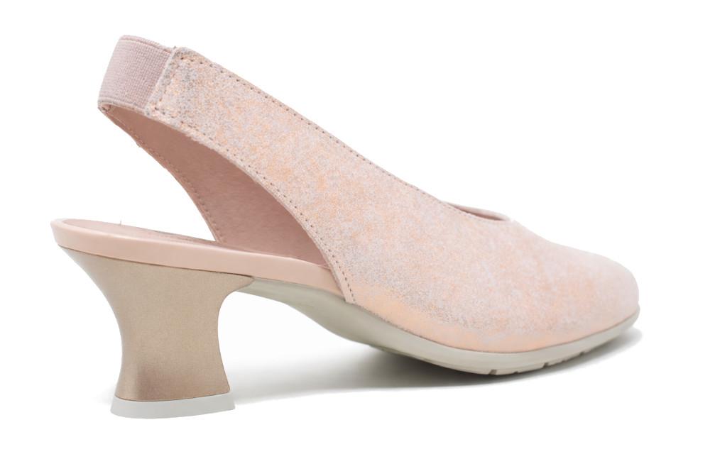 Zapatos de tacón Pitillos 11182 en color nude para mujer