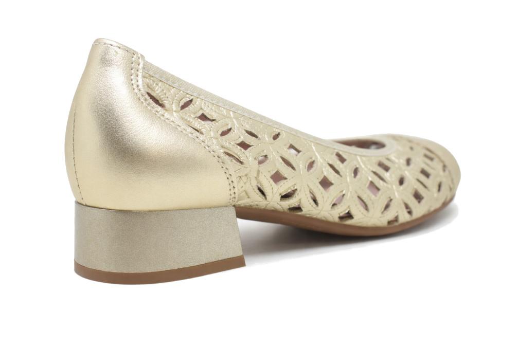 Bailarinas Pitillos 11120 en color oro para mujer