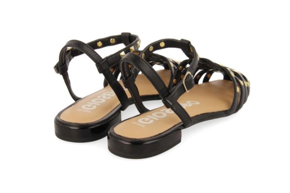Sandalias cangrejeras Gioseppo CANBY 72054 en negro para mujer