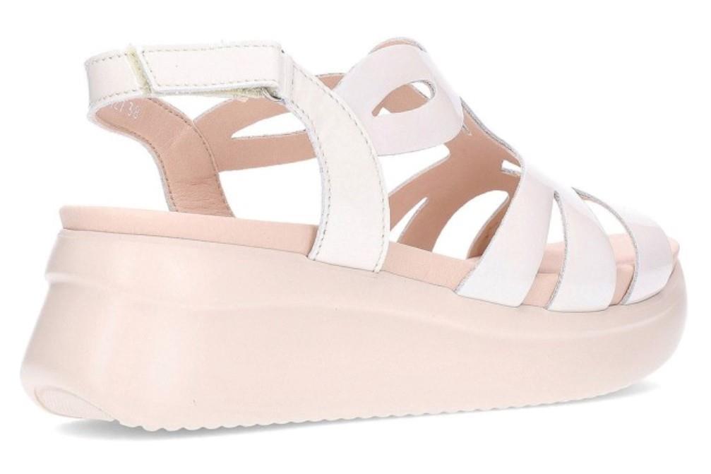 Sandalias con cuña Callaghan 29927 LLANA en blanco para mujer