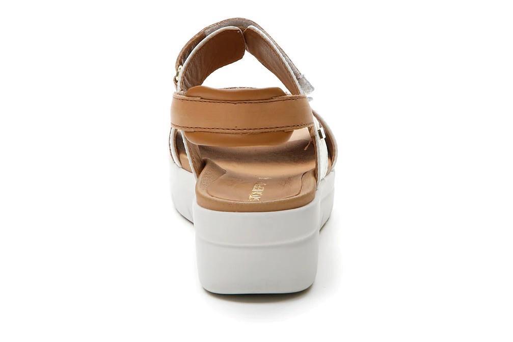 Sandalias planas Stonefly AQUA III 20 en blanco para mujer