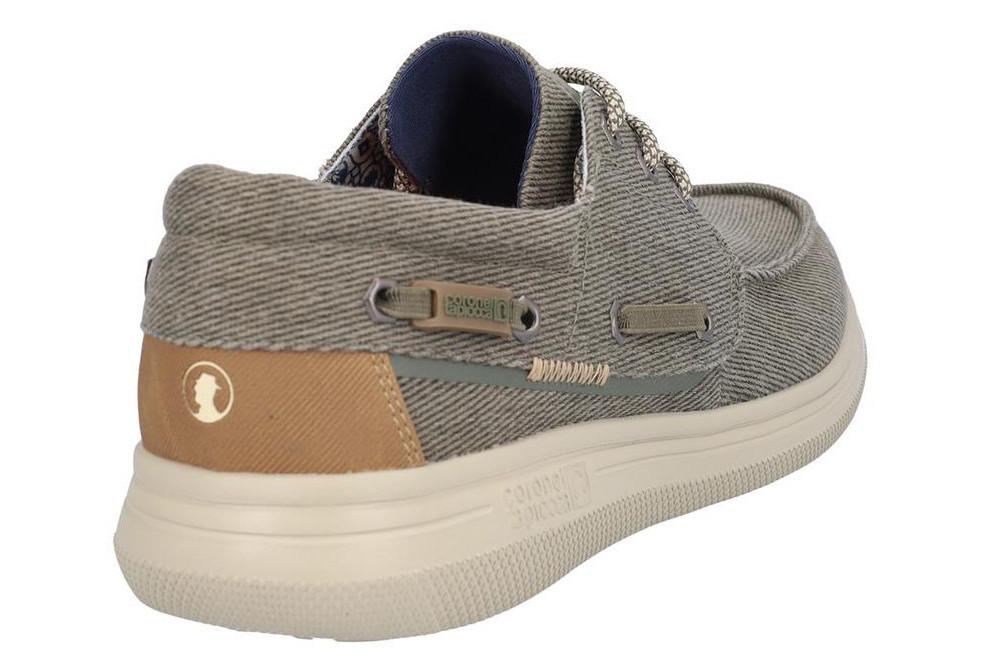 Zapatos Náuticos de lona Coronel Tapiocca T869-4 en kaki para hombre