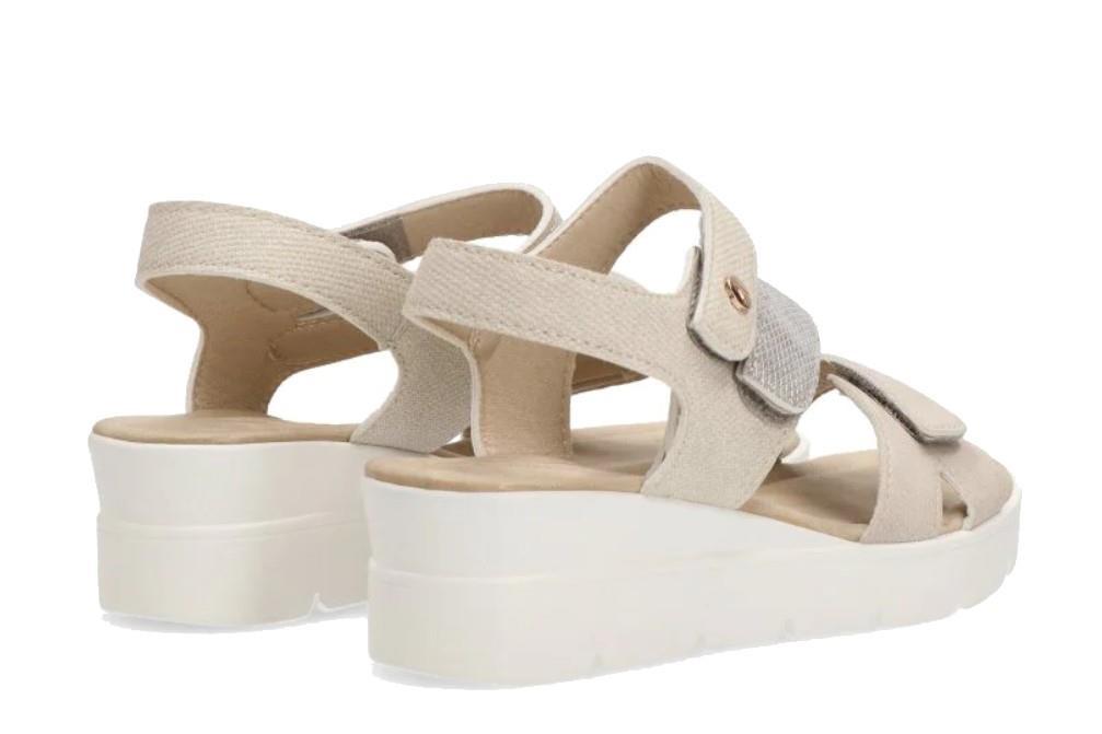 Sandalia Armony by Etika 4006 en beige para mujer