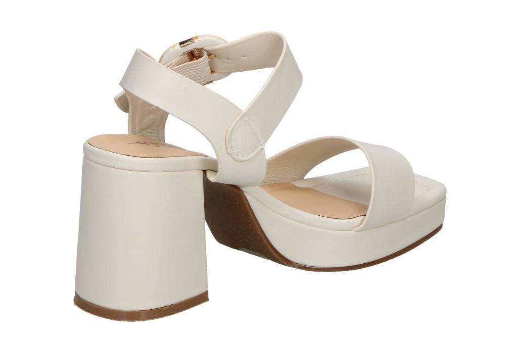 Sandalias de tacón alto Isteria 23027 en beige para mujer
