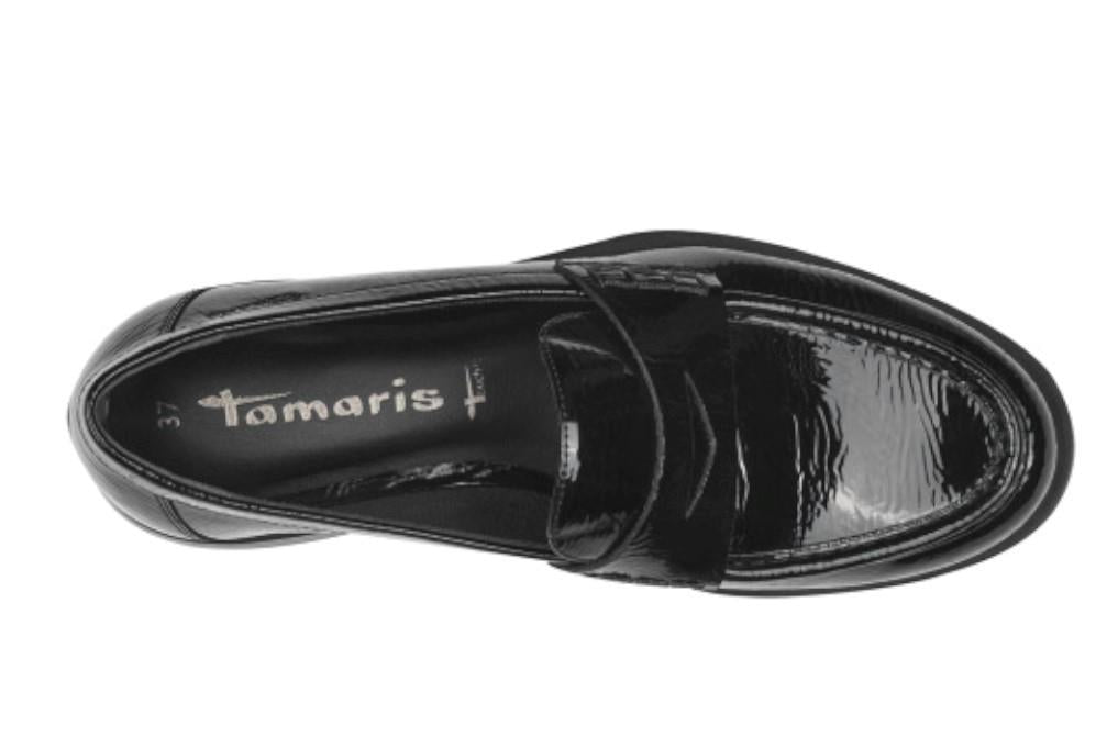 Mocasines Tamaris 24311 en negro para mujer