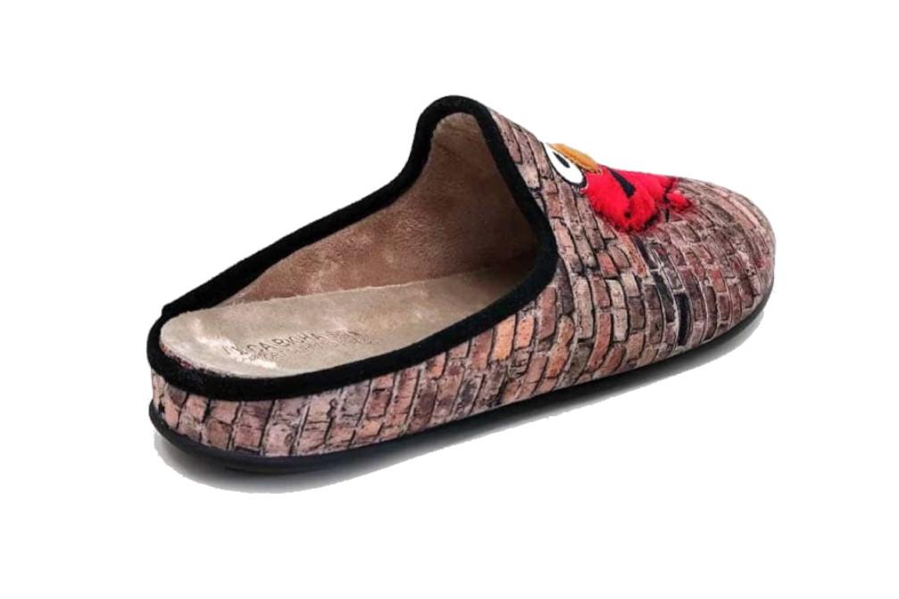 Zapatillas de casa hombre Vulca-Bicha 4815 con dibujo divertido