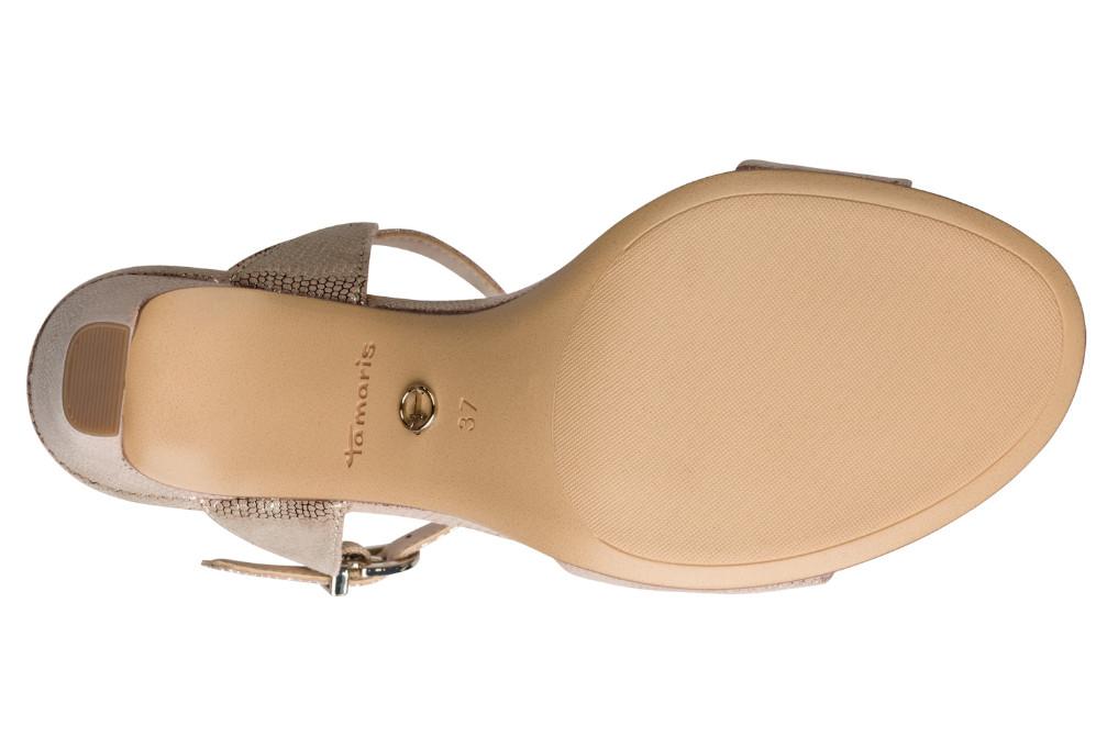 Sandalias de tacón Tamaris 1-28028-20 en oro para mujer