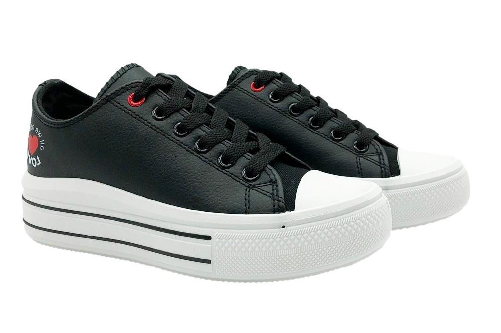 Zapatillas de lona Maraval W0350 en color negro para mujer