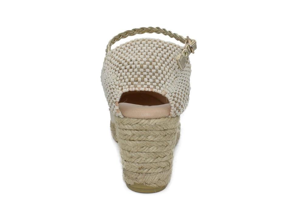 Valencianas de yute COKKETA 5012 en beige para mujer