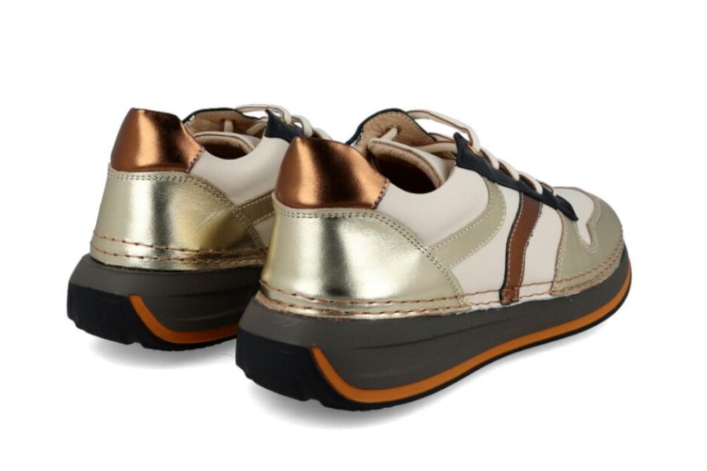 Zapatillas deportivas Walk & Fly Axel 24350-7 en oro para mujer