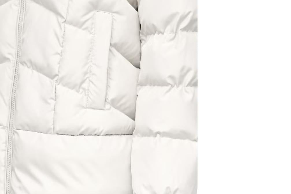 Cazadora Geox W4628P ANILLA P RECYCLE PONGEE 24 BLANCO