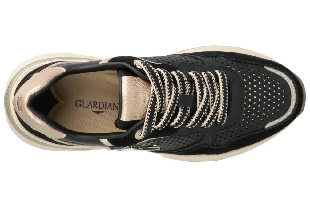 Zapatillas deportivas con plataforma Guardiani Levante Top GL62504A para mujer en negro