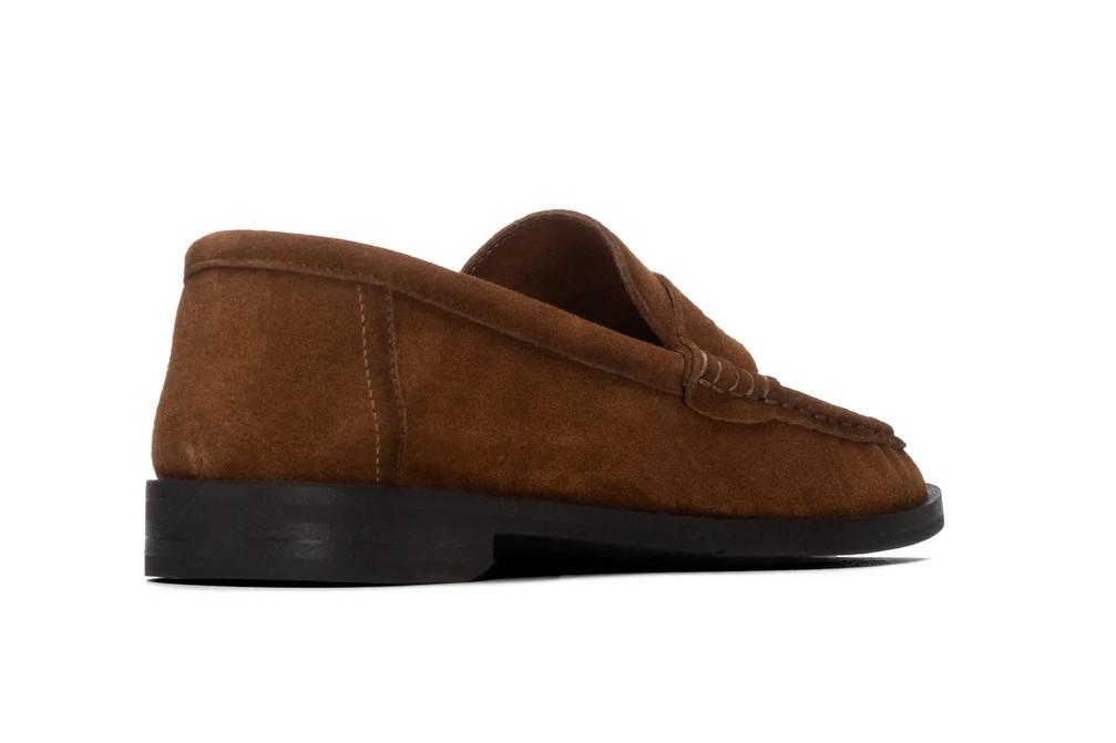 Mocasines planos de Serraje Carmela 164389 para Mujer en camel