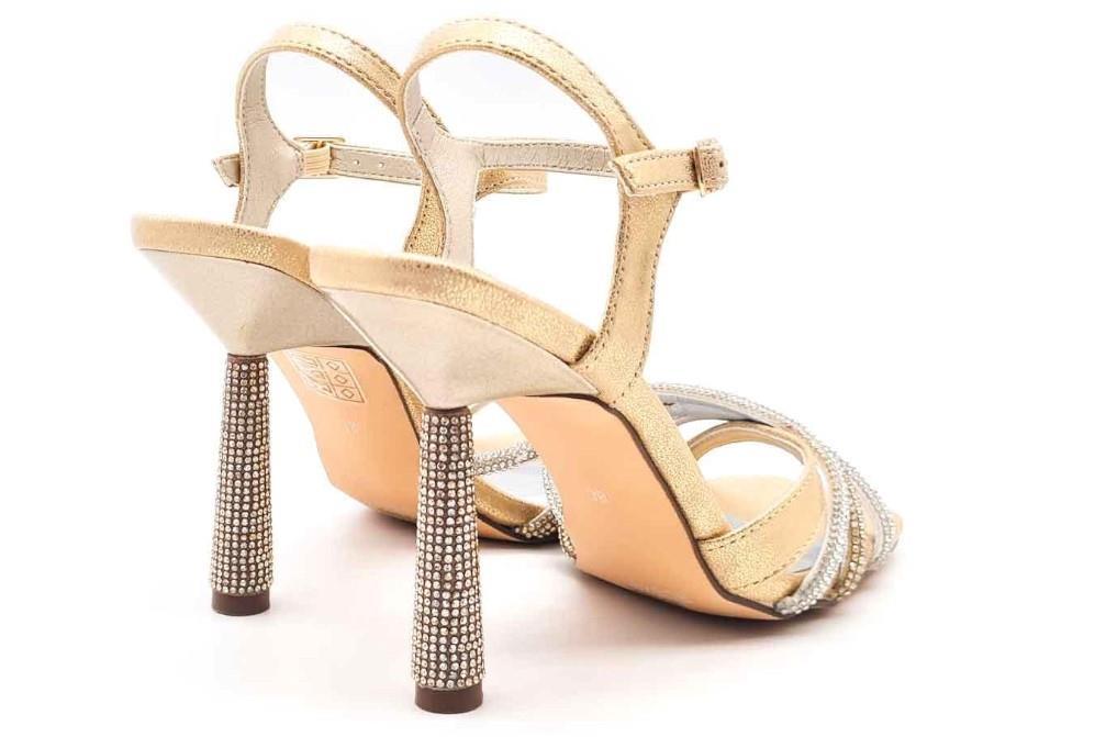 Sandalia de Fiesta Menbur 26228 en oro para mujer