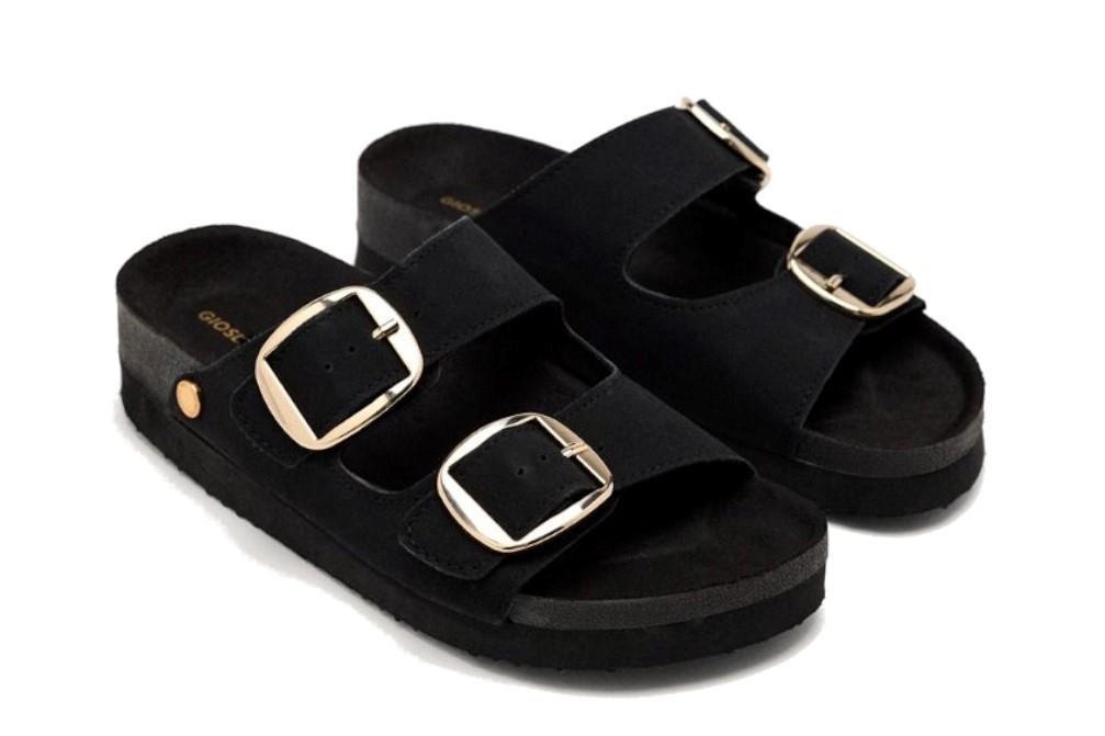 Sandalias planas bio Gioseppo CEDARBURG 74604 en negro