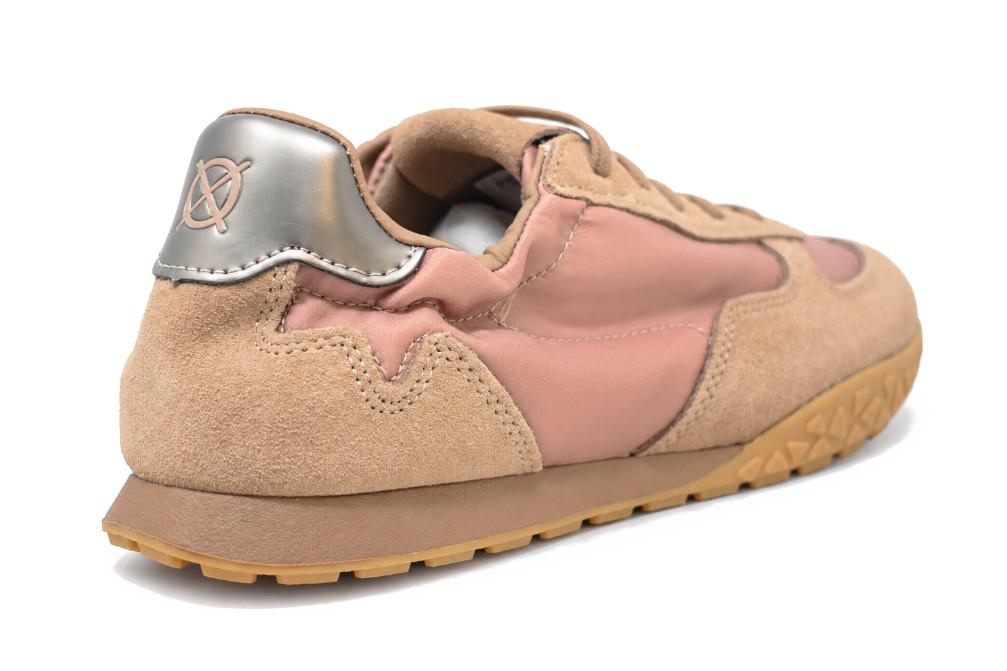 Zapatillas deportivas planas de mujer Popa Lexa DS56404 en taupe