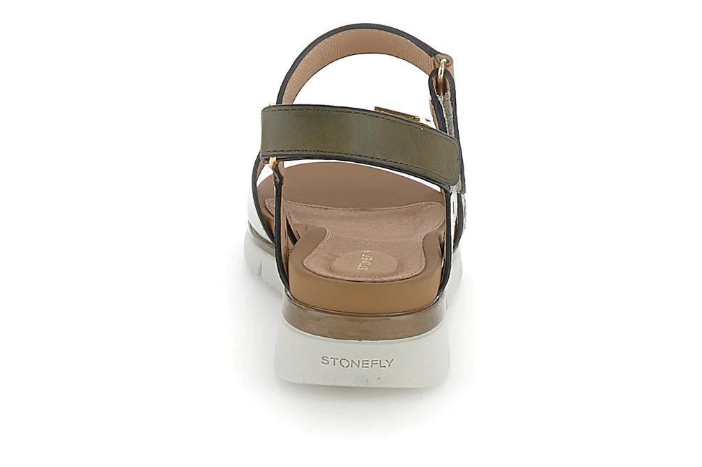 Sandalias planas Stonefly Elody 24 en verde para mujer