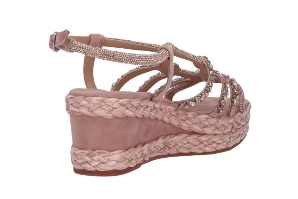 Sandalias con cuña Alma en Pena V241012 en rosa