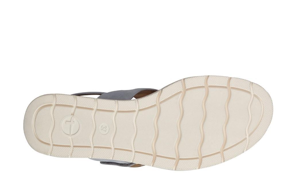 Sandalias con cuña Tamaris 28206 en ivory para mujer