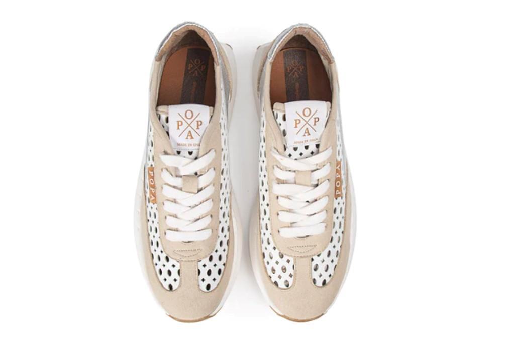 Zapatillas deportivas Popa Shar en beige para mujer