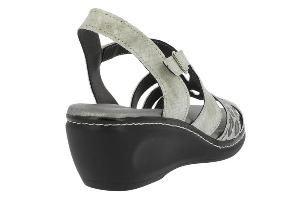 Sandalias con cuña baja Doctor Cutillas 32178 Escamas Salinas Mujer | Cómodas, Elegantes y Ligeras