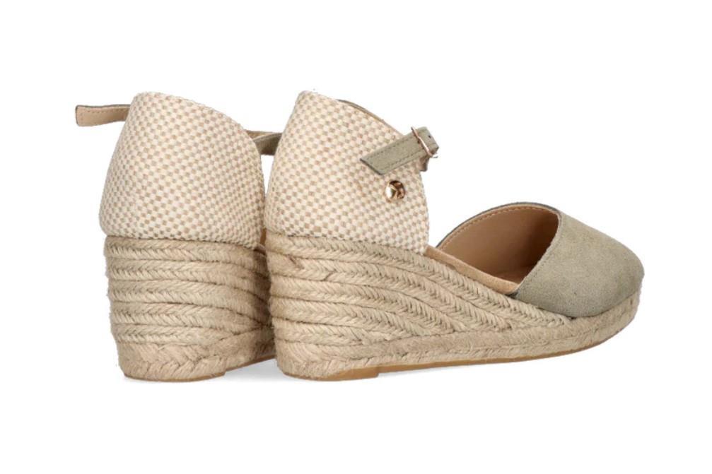 Alpargatas Etika Serrantes 20011 en kaki para mujer
