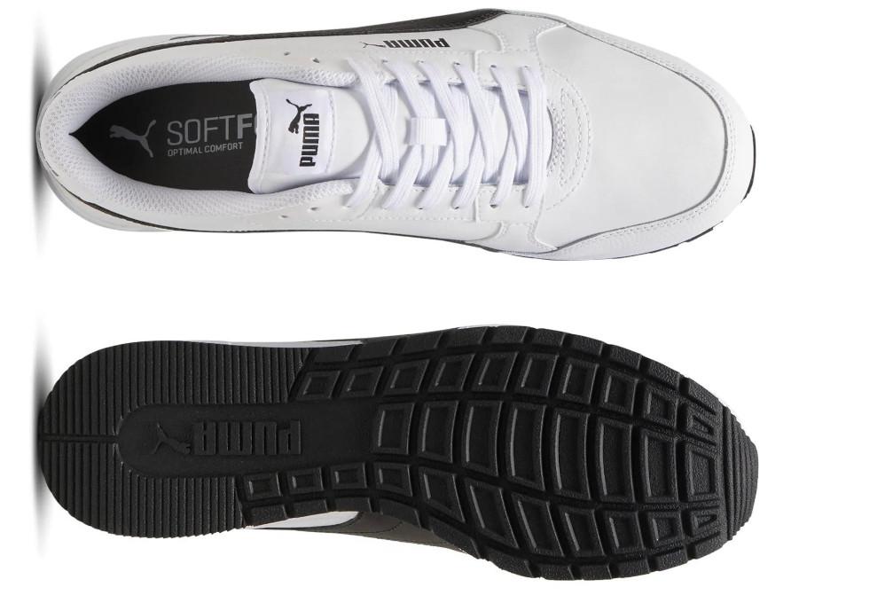 Zapatillas deportivas de piel Puma ST Runner v4 L 399068 Hombre en blanco