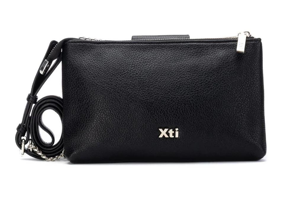 Bolso Bandolera Mujer XTI 184569 en color negro