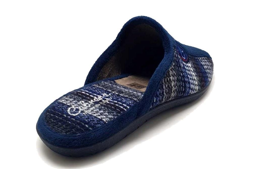 Zapatillas de casa Cabrera 9650 en azul marino para hombre