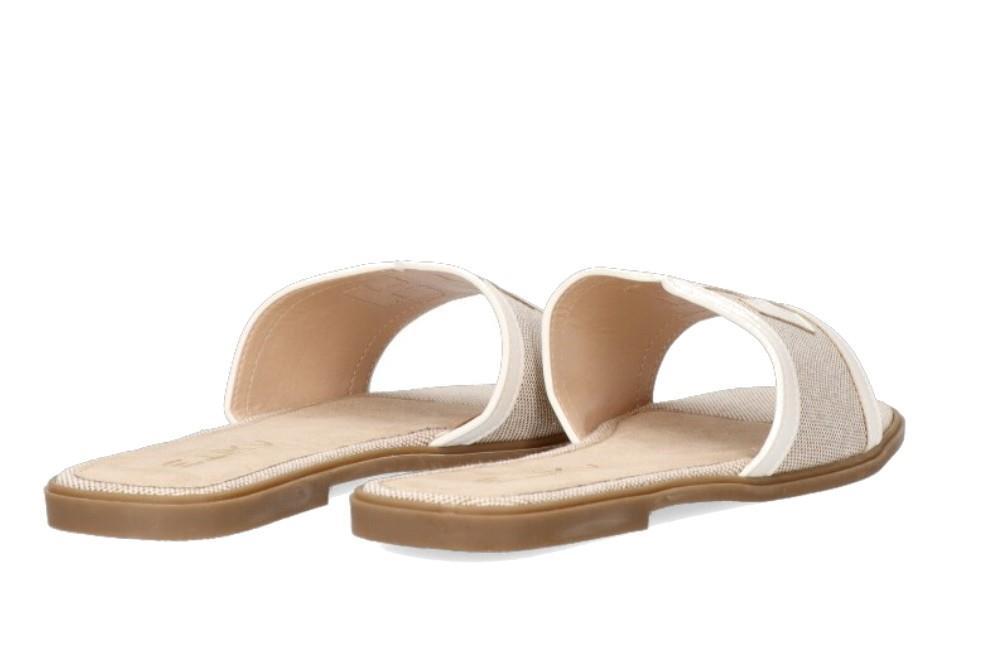 Sandalias de pala Etika 10026 en blanco para mujer