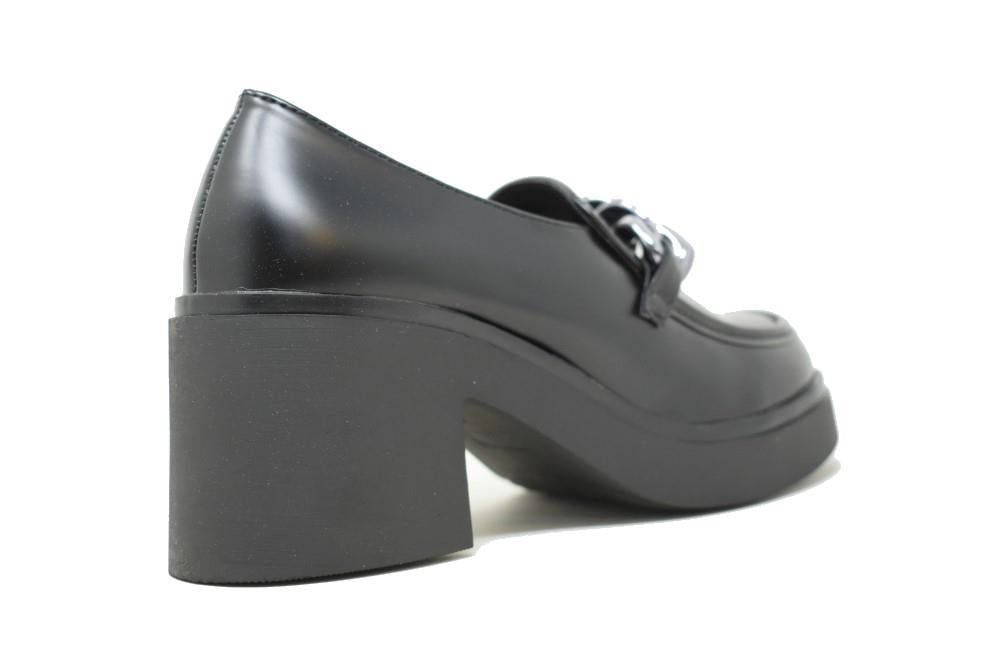 Mocasines con tacón Maraval W0364 en negro para mujer