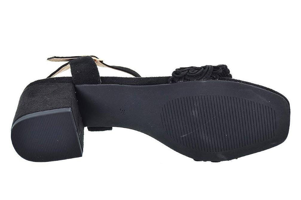 Sandalias Isteria 23063 en color negro para mujer