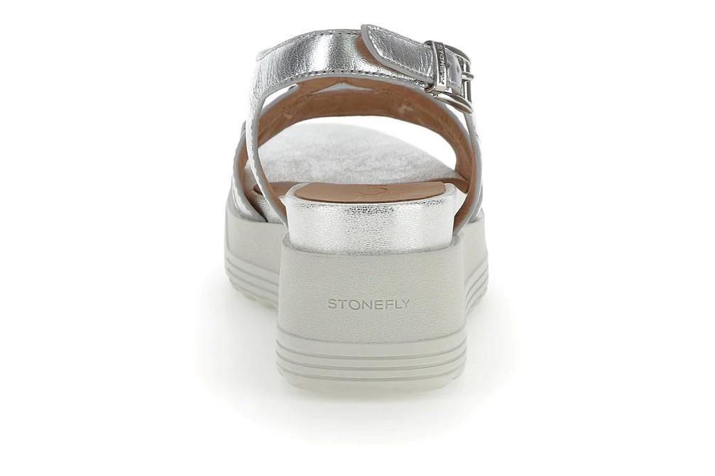 Sandalias con plataforma Stonefly PARKY 31 en plata para mujer