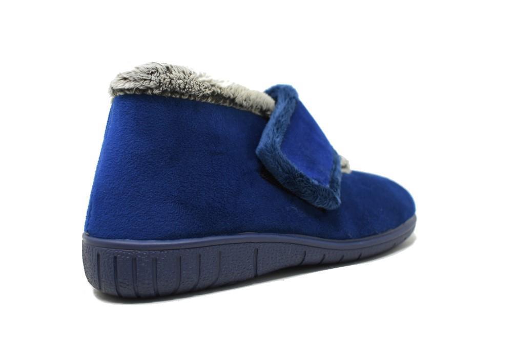 Zapatilla de casa para mujer Calusa en color azul